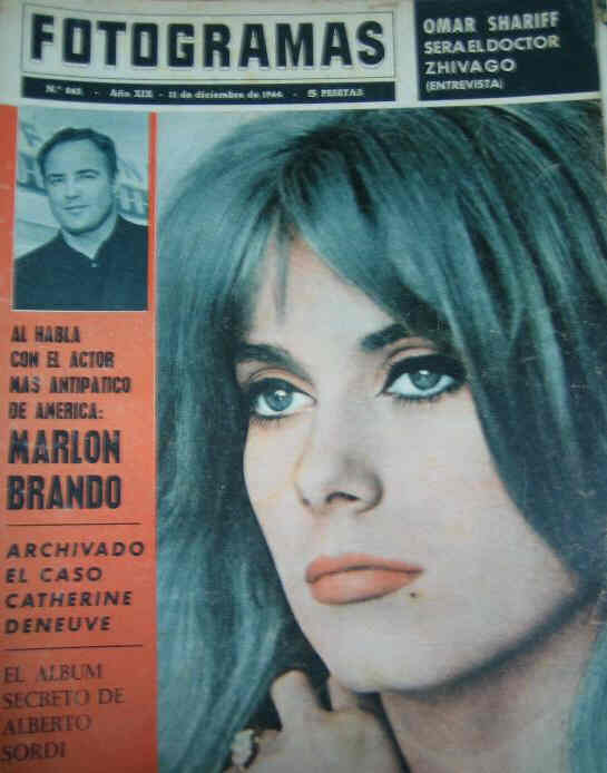 FOTOGRAMAS magazine cover Issue 843 11 December 1964