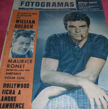 FOTOGRAMAS magazine cover Issue 844 18 December 1964