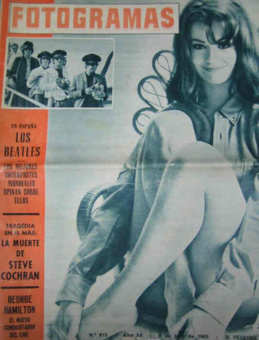 FOTOGRAMAS magazine cover Issue 873 9 July 1965