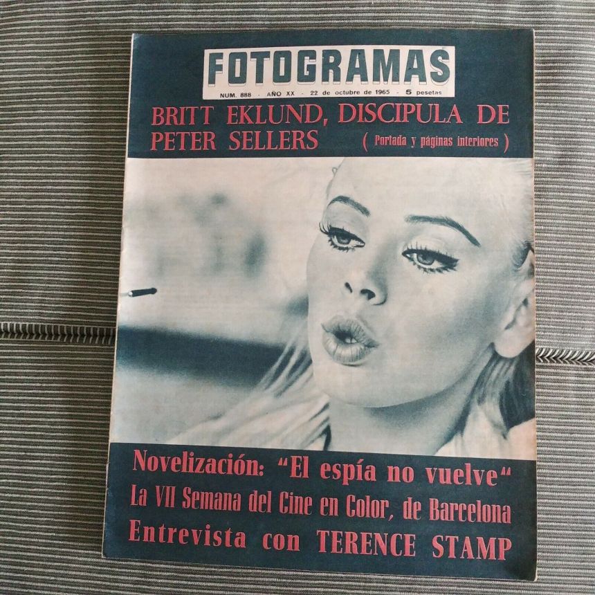 FOTOGRAMAS magazine cover Issue 888 22 October 1965