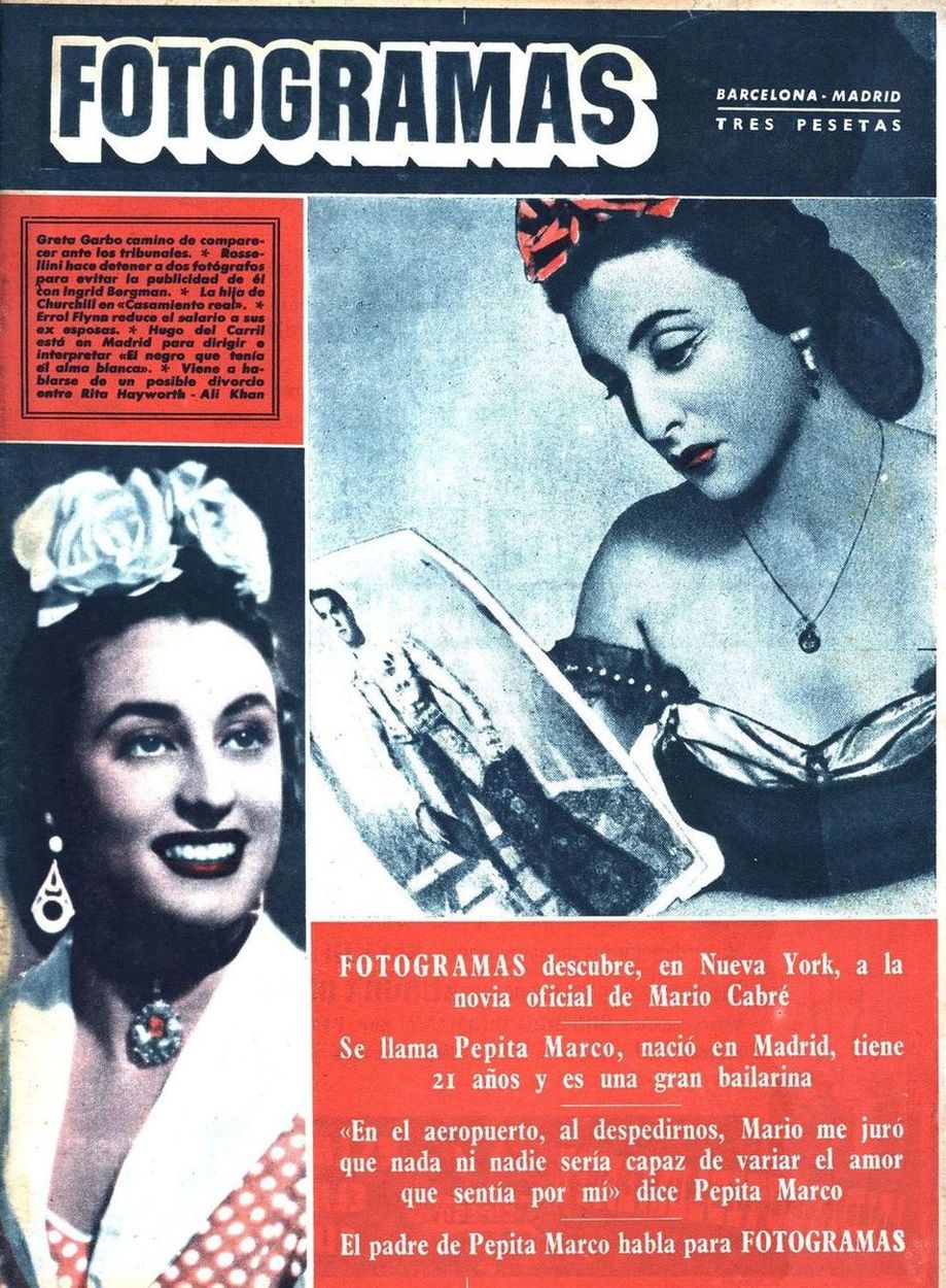 FOTOGRAMAS magazine cover Issue 89 9 June 1950