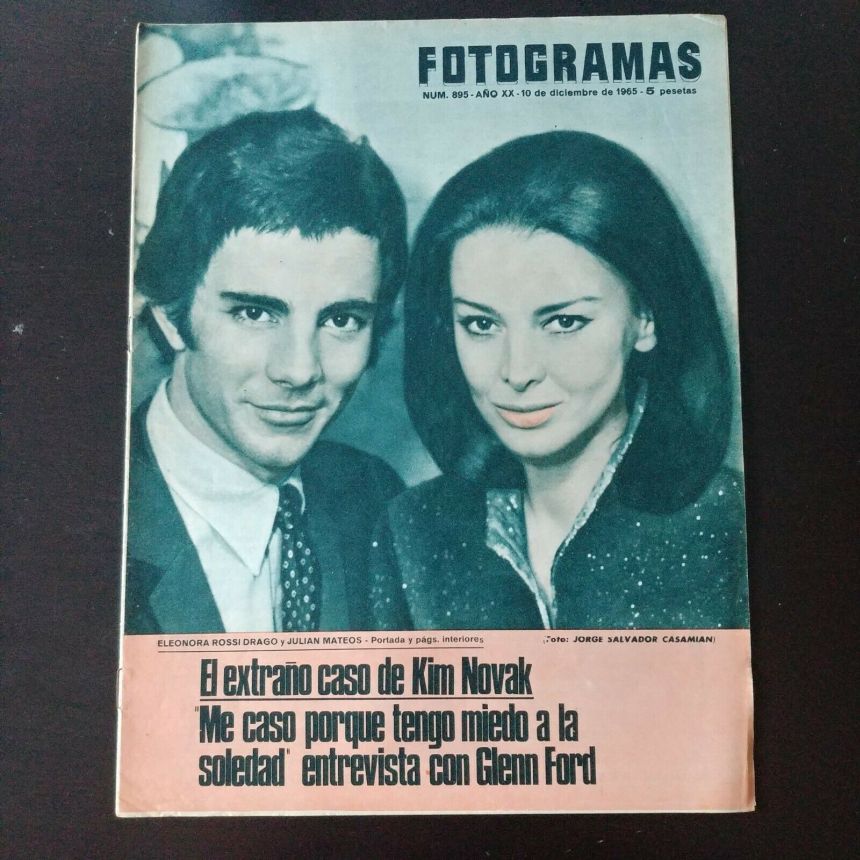 FOTOGRAMAS magazine cover Issue 895 10 December 1965