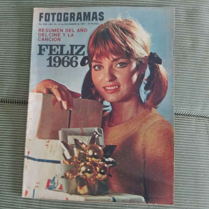 FOTOGRAMAS magazine cover Issue 898 31 December 1965