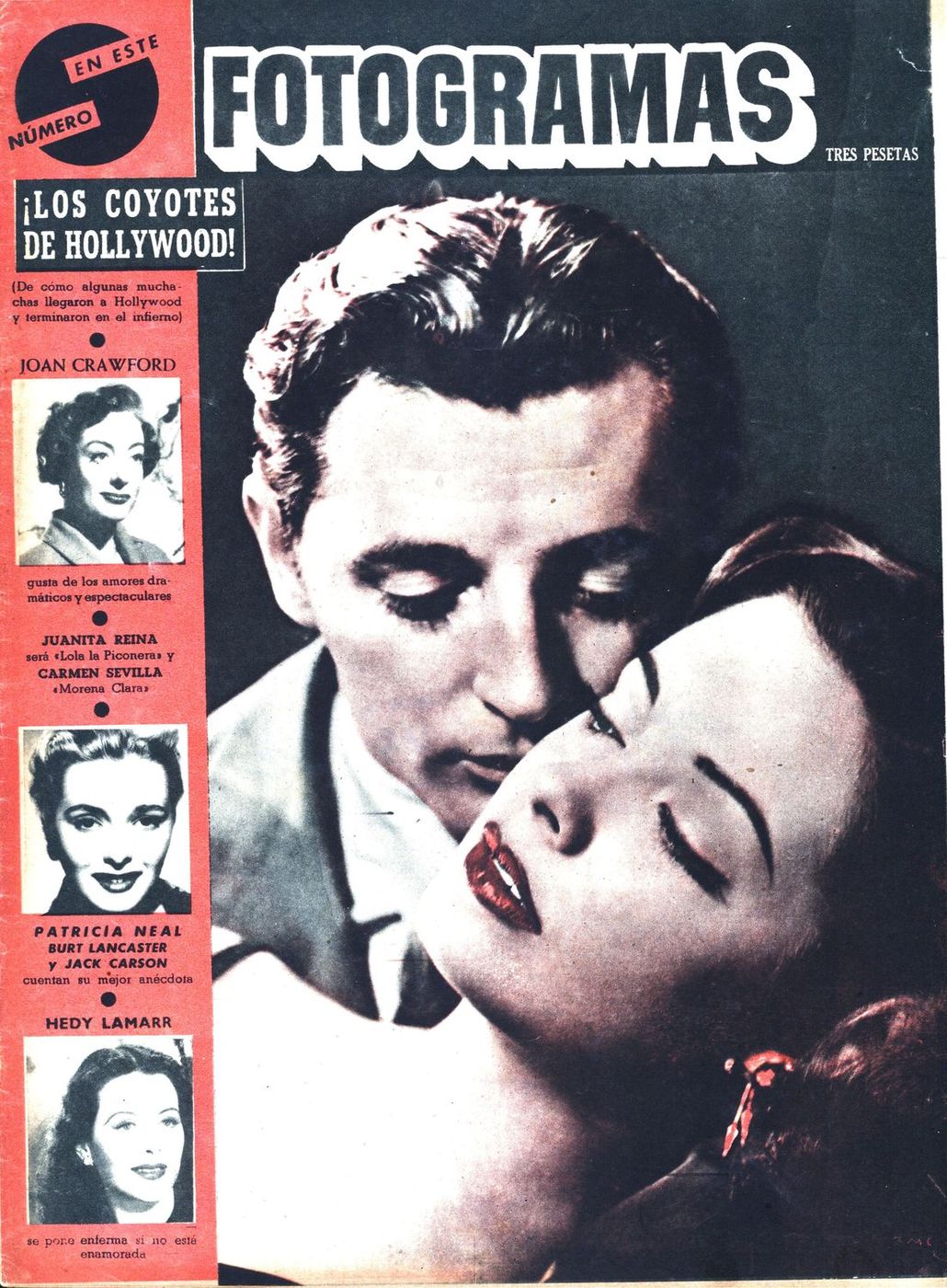 FOTOGRAMAS magazine cover Issue 91 8 July 1950