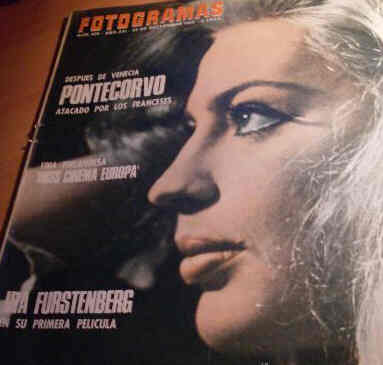 FOTOGRAMAS magazine cover Issue 936 23 September 1966
