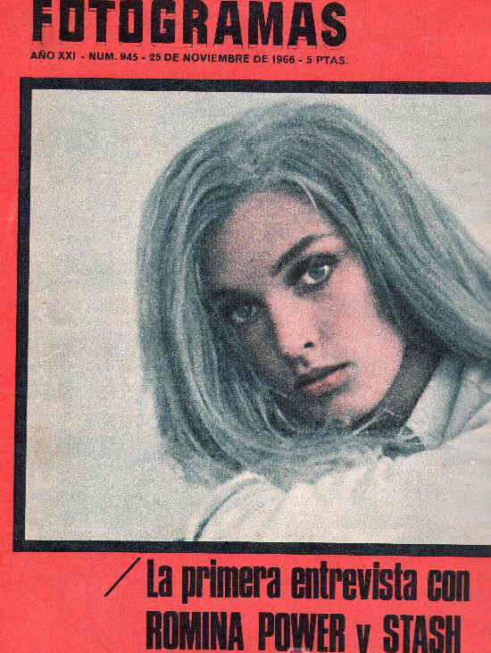 FOTOGRAMAS magazine cover Issue 945 25 November 1966