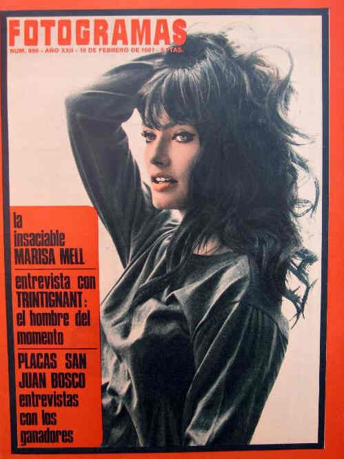 FOTOGRAMAS magazine cover Issue 956 10 February 1967