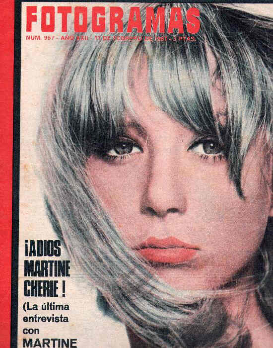 FOTOGRAMAS magazine cover Issue 957 17 February 1967