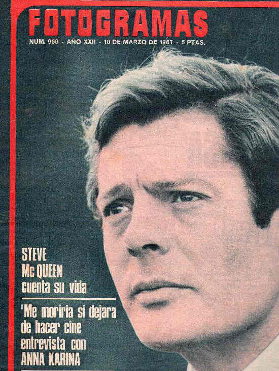FOTOGRAMAS magazine cover Issue 960 10 March 1967