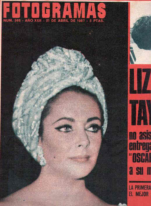 FOTOGRAMAS magazine cover Issue 966 21 April 1967