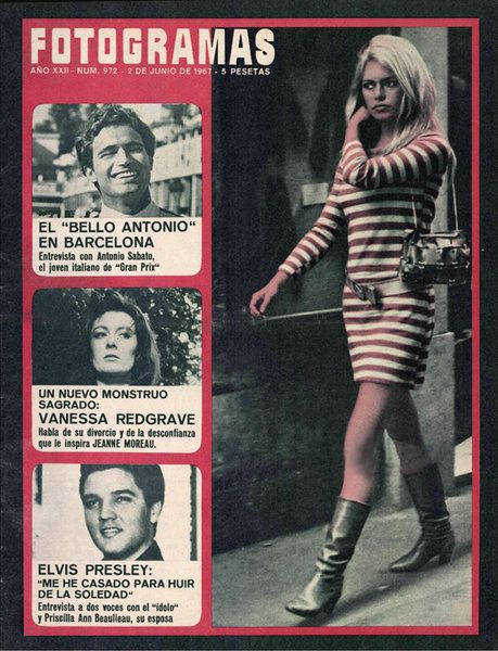 FOTOGRAMAS magazine cover Issue 972 2 June 1967