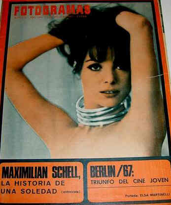 FOTOGRAMAS magazine cover Issue 978 14 July 1967
