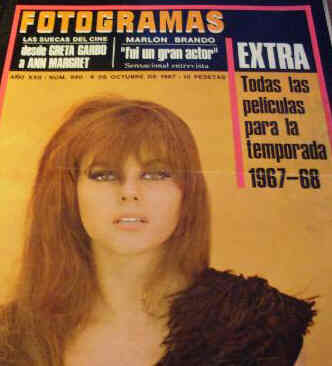 FOTOGRAMAS magazine cover Issue 989 29 September 1967