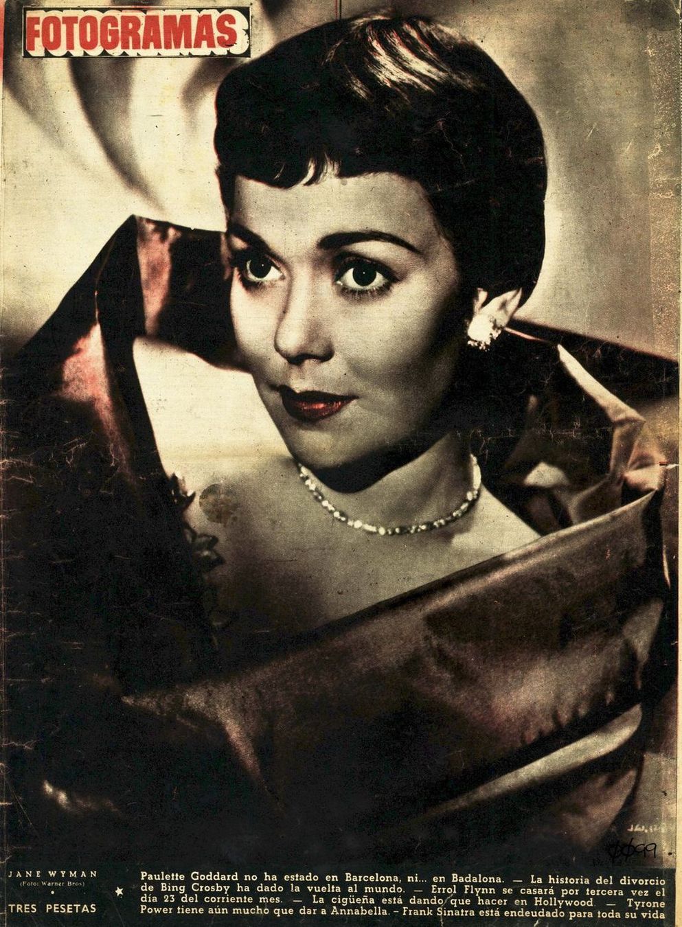FOTOGRAMAS magazine cover Issue 99 6 October 1950