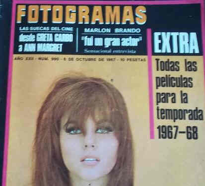 FOTOGRAMAS magazine cover Issue 990 6 October 1967
