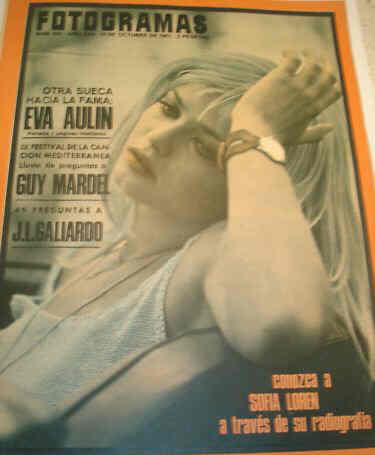 FOTOGRAMAS magazine cover Issue 991 13 October 1967