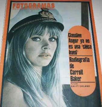 FOTOGRAMAS magazine cover Issue 995 10 November 1967