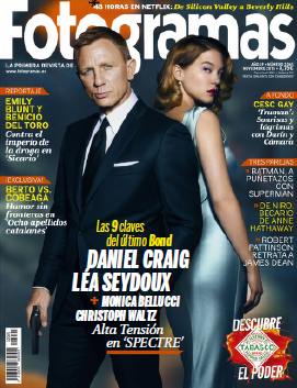 FOTOGRAMAS magazine cover Issue 2065 November 2015