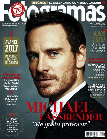 FOTOGRAMAS magazine cover Issue 2079 January 2017