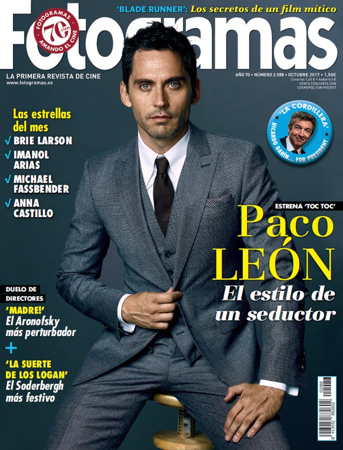 FOTOGRAMAS magazine cover Issue 2088  October 2017