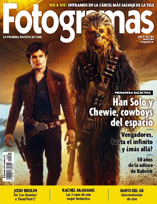 FOTOGRAMAS magazine cover Issue 2095  May 2018