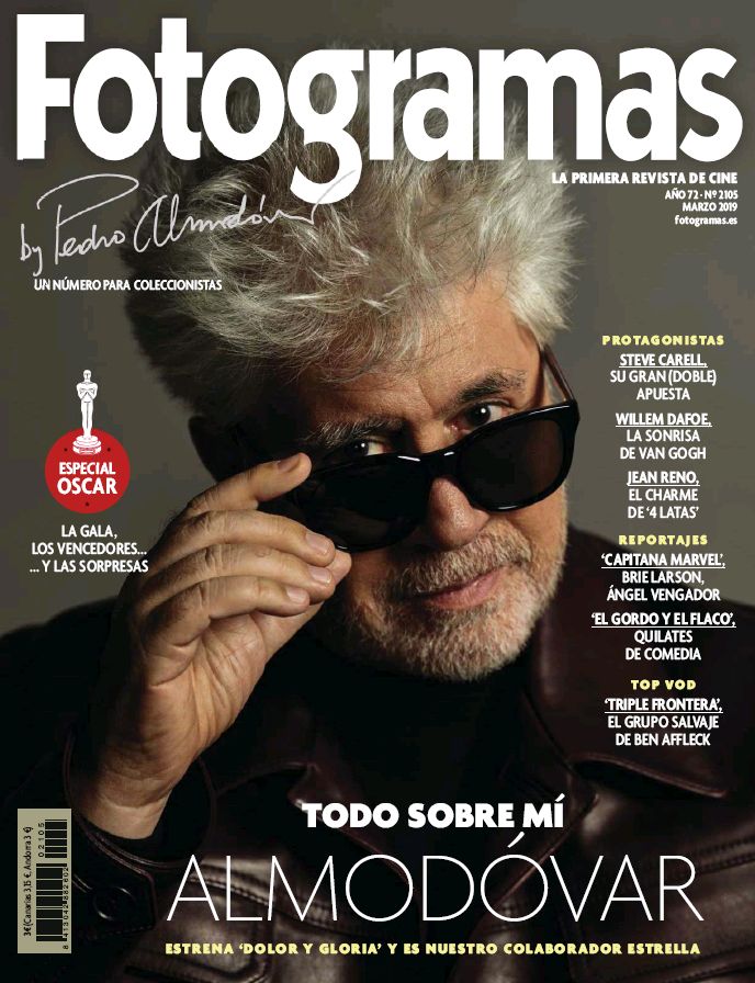 FOTOGRAMAS magazine cover Issue 2105  March 2019