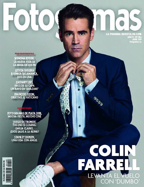 FOTOGRAMAS magazine cover Issue 2106  April 2019