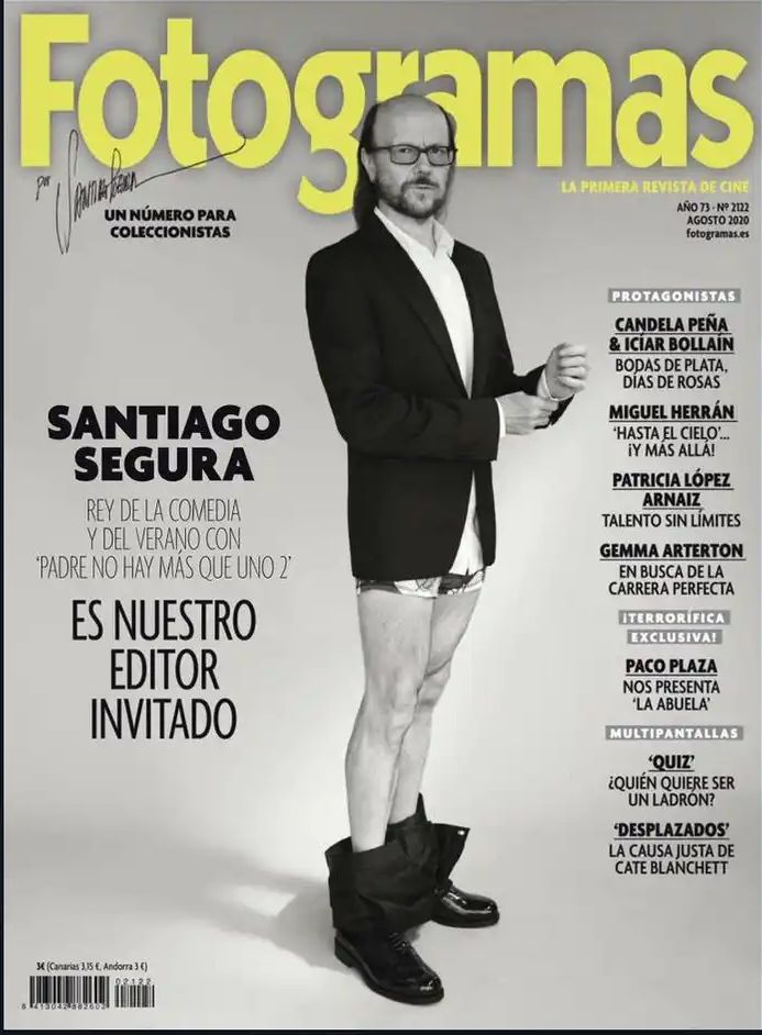 FOTOGRAMAS magazine cover Issue 2122  August 2020