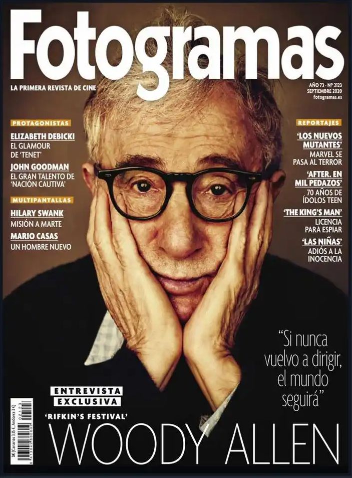 FOTOGRAMAS magazine cover Issue 2123  September 2020