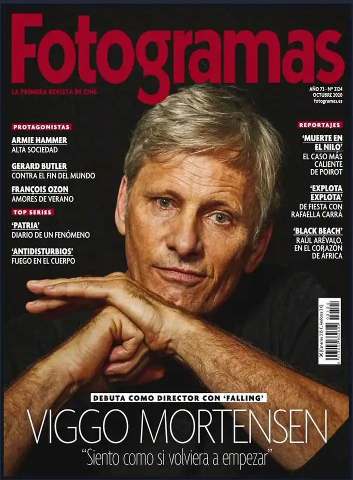 FOTOGRAMAS magazine cover Issue 2124  October 2020