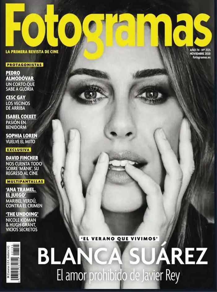 FOTOGRAMAS magazine cover Issue 2125  November 2020