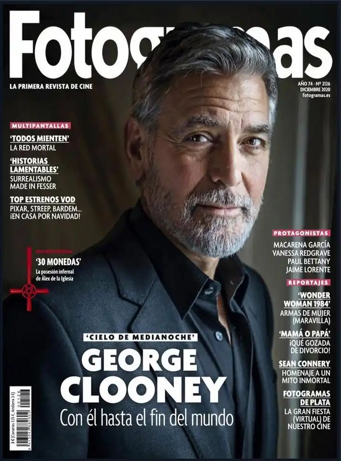 FOTOGRAMAS magazine cover Issue 2126  December 2020