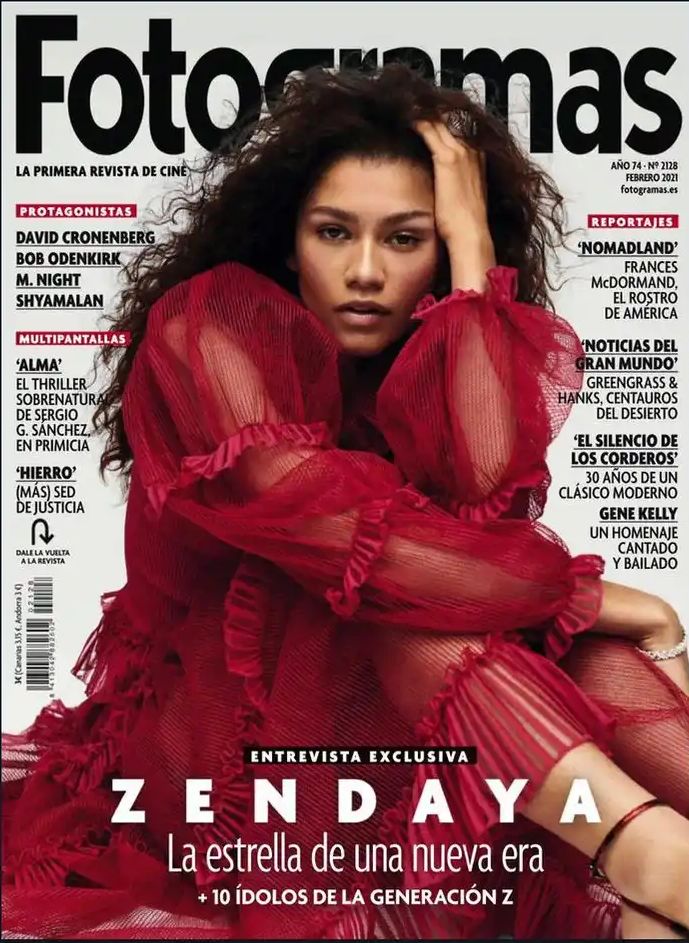 FOTOGRAMAS magazine cover Issue 2128  February 2021