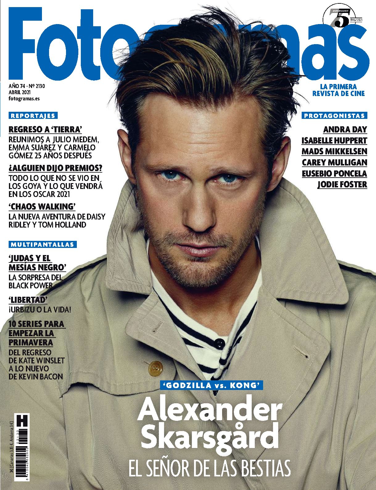 FOTOGRAMAS magazine cover Issue 2130  April 2021
