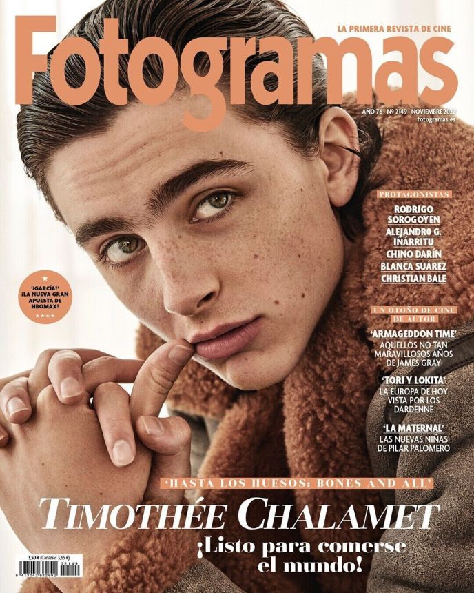 FOTOGRAMAS magazine cover Issue 2149  November 2022