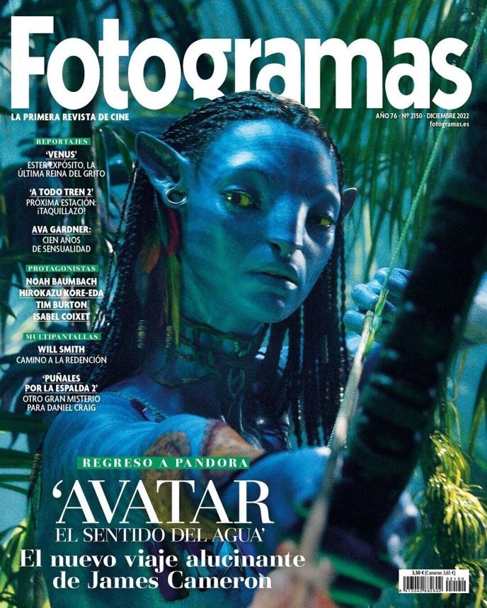 FOTOGRAMAS magazine cover Issue 2150  December 2022