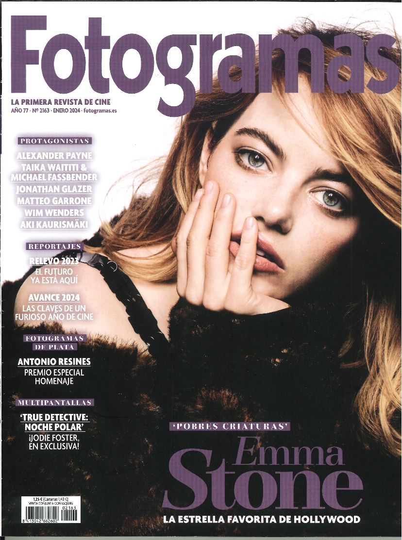 FOTOGRAMAS magazine cover Issue 2163  January 2024