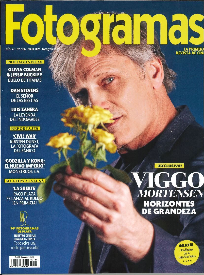 FOTOGRAMAS magazine cover Issue 2166  April 2024