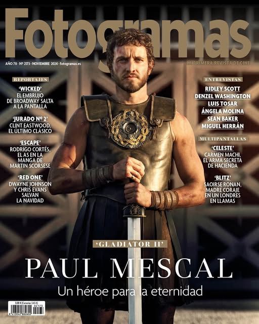 FOTOGRAMAS magazine cover Issue 2173  November 2024