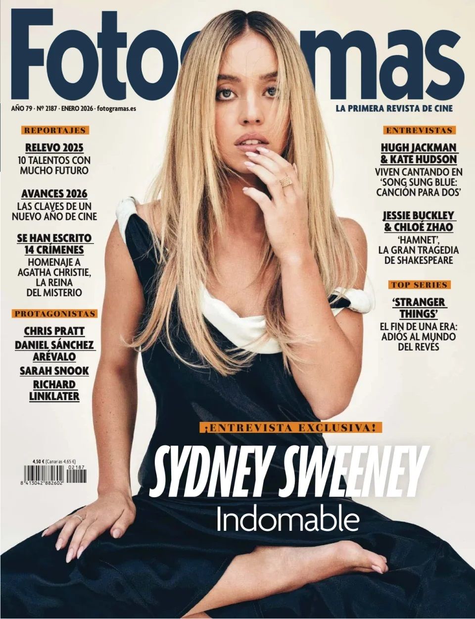 FOTOGRAMAS magazine cover Issue 2187  January 2026
