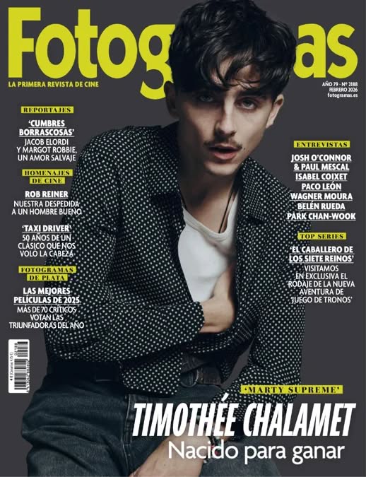FOTOGRAMAS magazine cover Issue 2188  February 2026