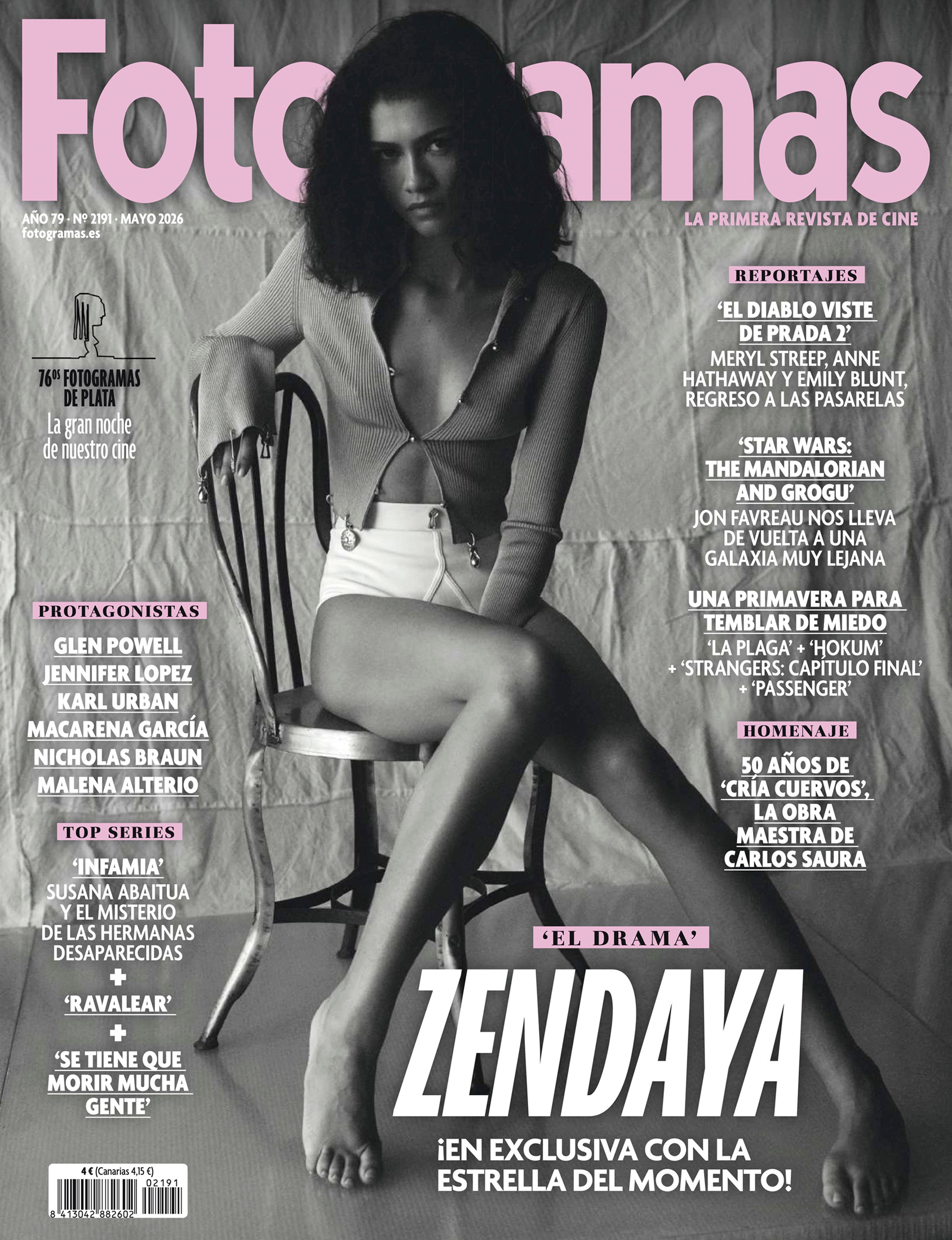 FOTOGRAMAS magazine cover Issue 2191  May 2026