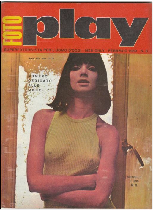 FOTO PLAY magazine side cover Issue 8 February 1969