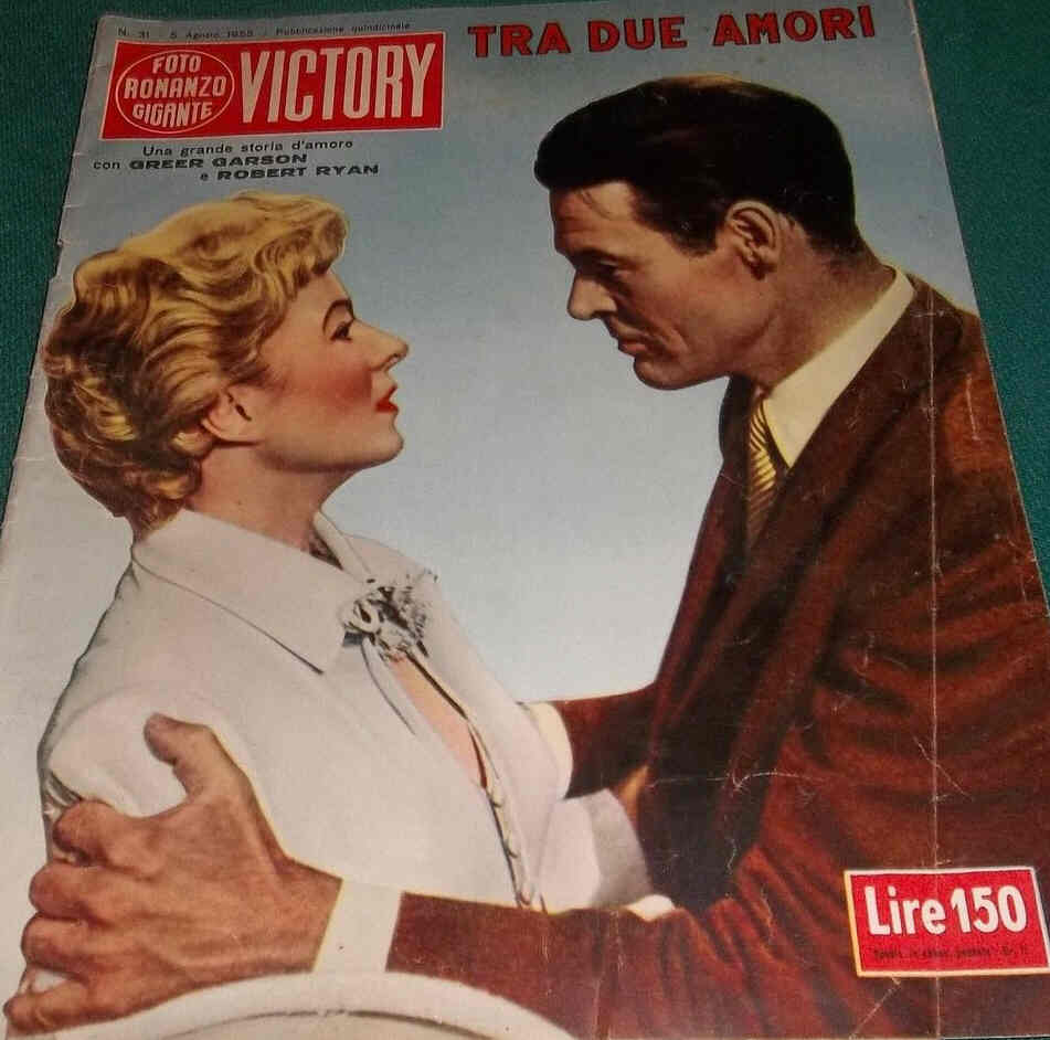 FOTO ROMANZO GIGANTE VICTORY magazine cover Issue 31 5 August 1955