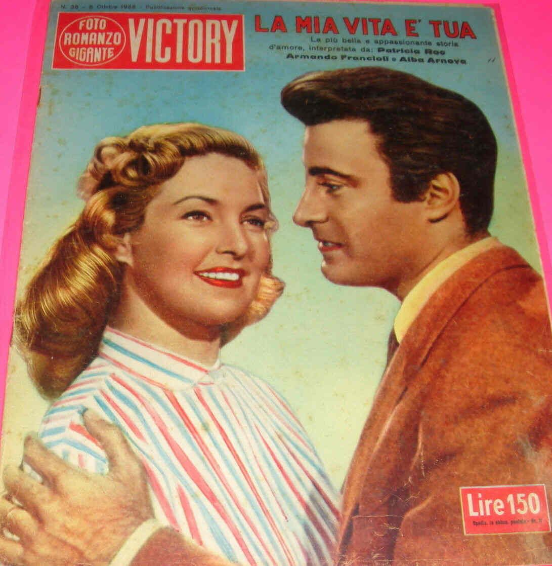 FOTO ROMANZO GIGANTE VICTORY magazine cover Issue 35 5 October 1955