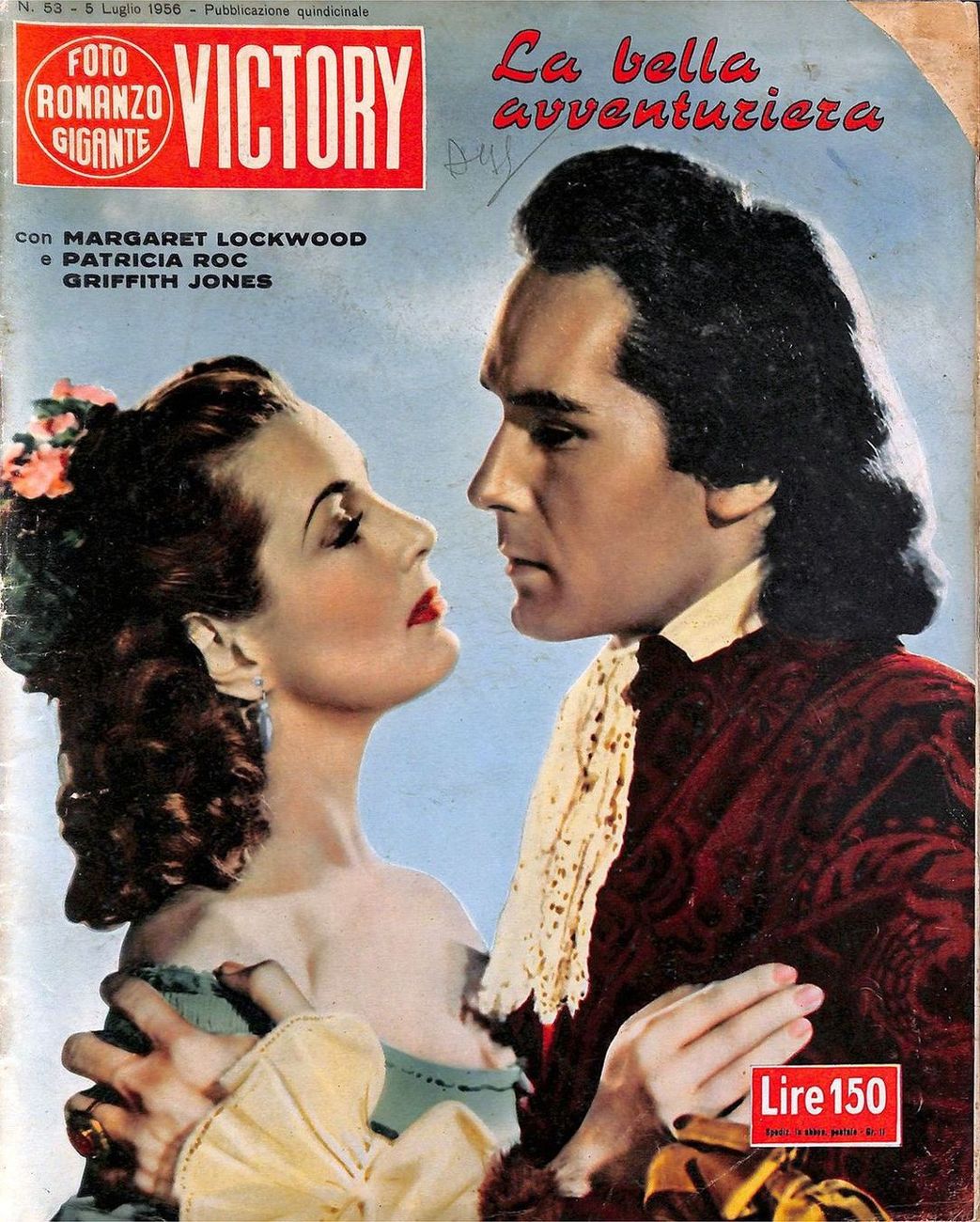 FOTO ROMANZO GIGANTE VICTORY magazine cover Issue 53 5 July 1956