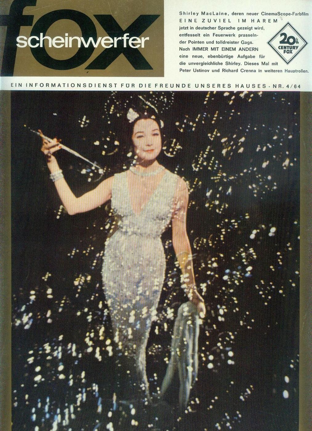 20TH CENTURY FOX SCHEINWERFER magazine cover Issue 5   1964