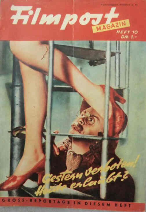 FILMPOST MAGAZIN magazine cover Issue 10   1950