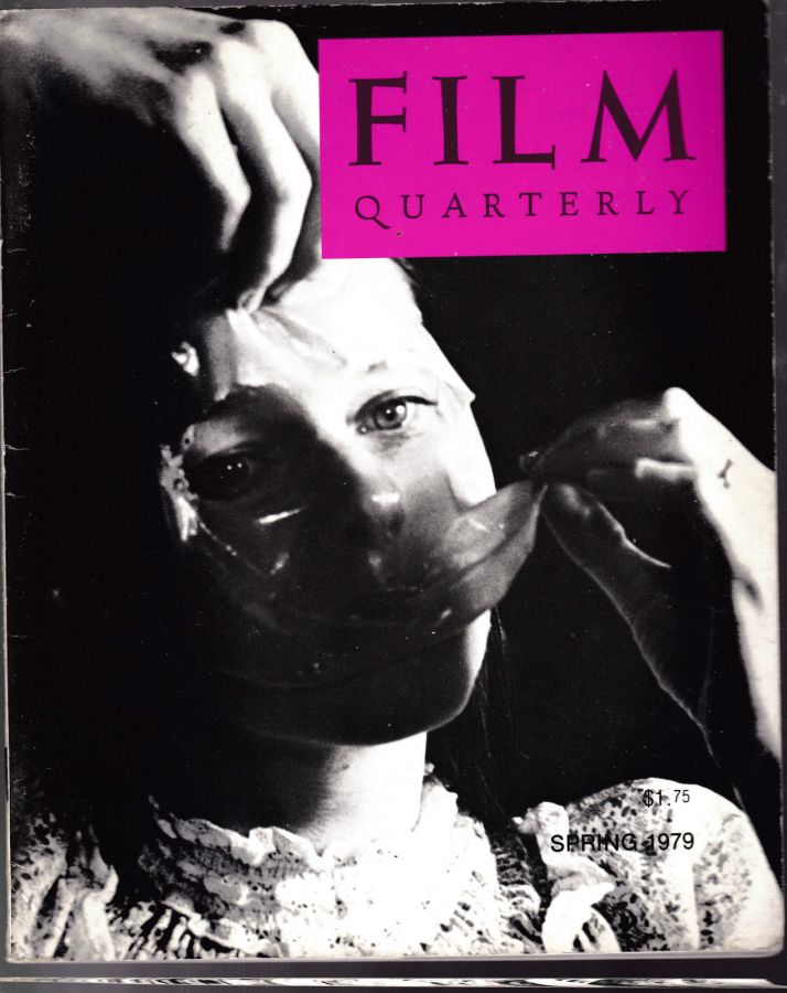FILM QUARTERLY magazine side cover  Vol 32 # 3 Spring/March/April/May 1979