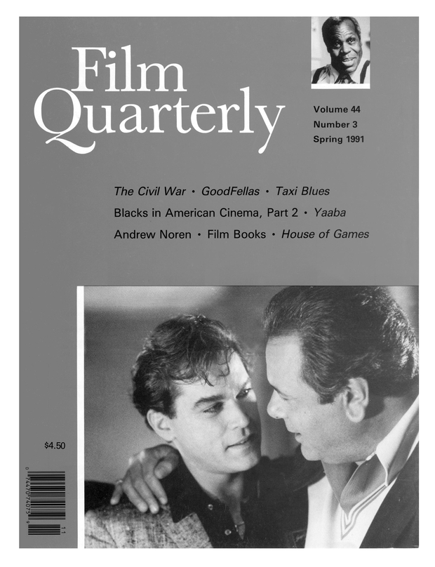 FILM QUARTERLY magazine side cover  Vol 44 # 3 Spring/March/April/May 1991